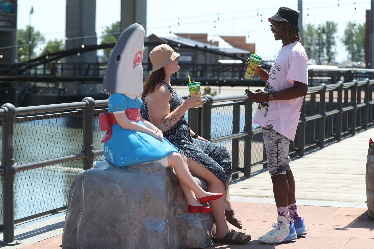 Snack break (copy) shark girl